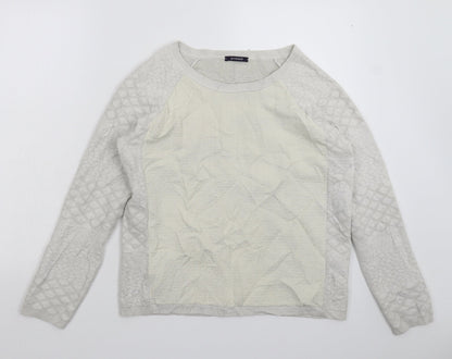 Promod Womens Grey  Knit Pullover Jumper Size S