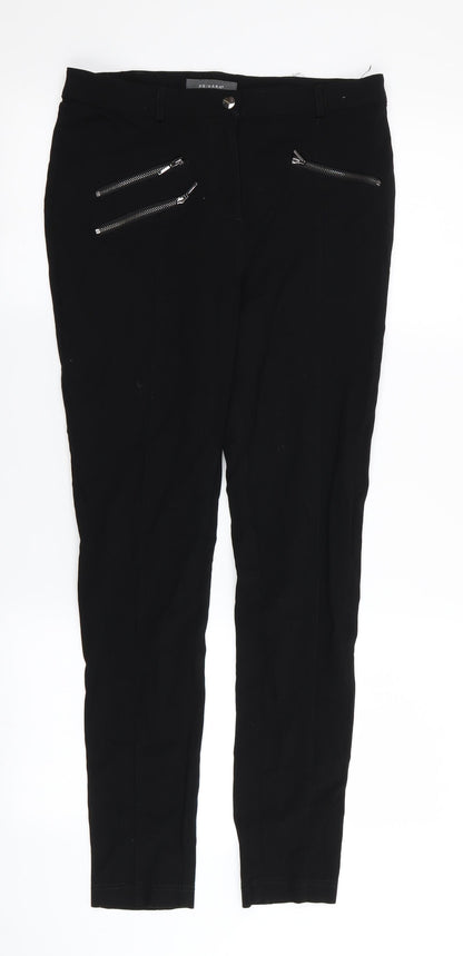 Womens UK Size 10 Primark Regular Fit  Black Trousers