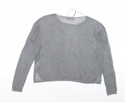 bershka bs girl Womens Grey   Basic T-Shirt Size 6