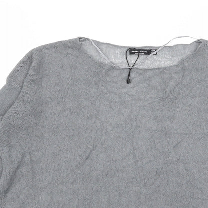 bershka bs girl Womens Grey   Basic T-Shirt Size 6