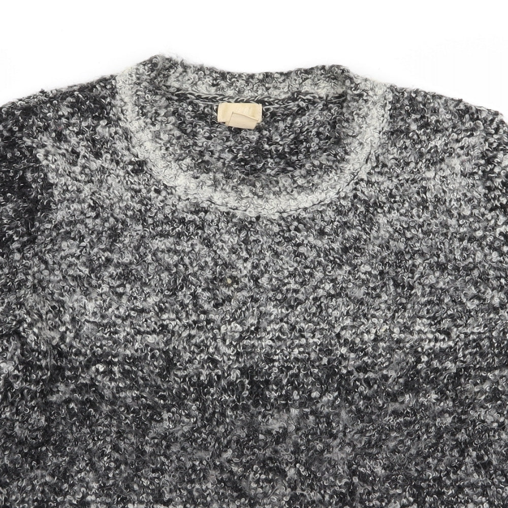 Womens UK Size 6 H&M Grey Pullover Jumper