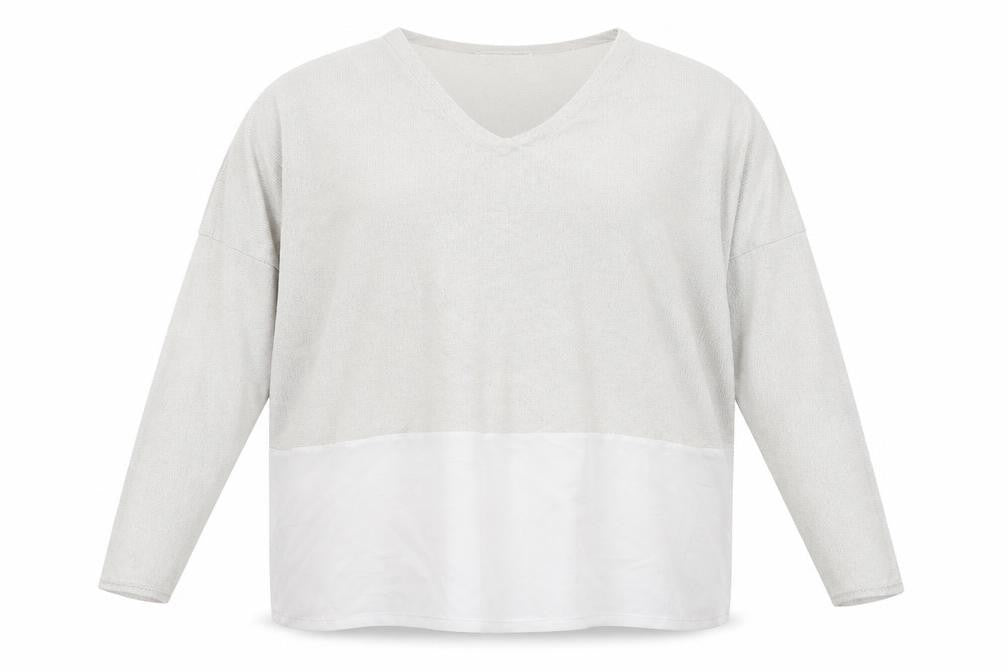 Womens UK Size 12 Zara Ivory Basic T-Shirt