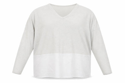 Womens UK Size 12 Zara Ivory Basic T-Shirt