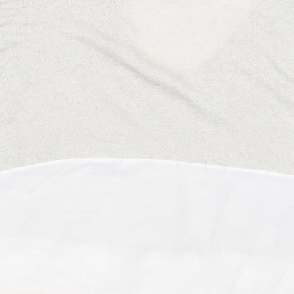 Womens UK Size 12 Zara Ivory Basic T-Shirt