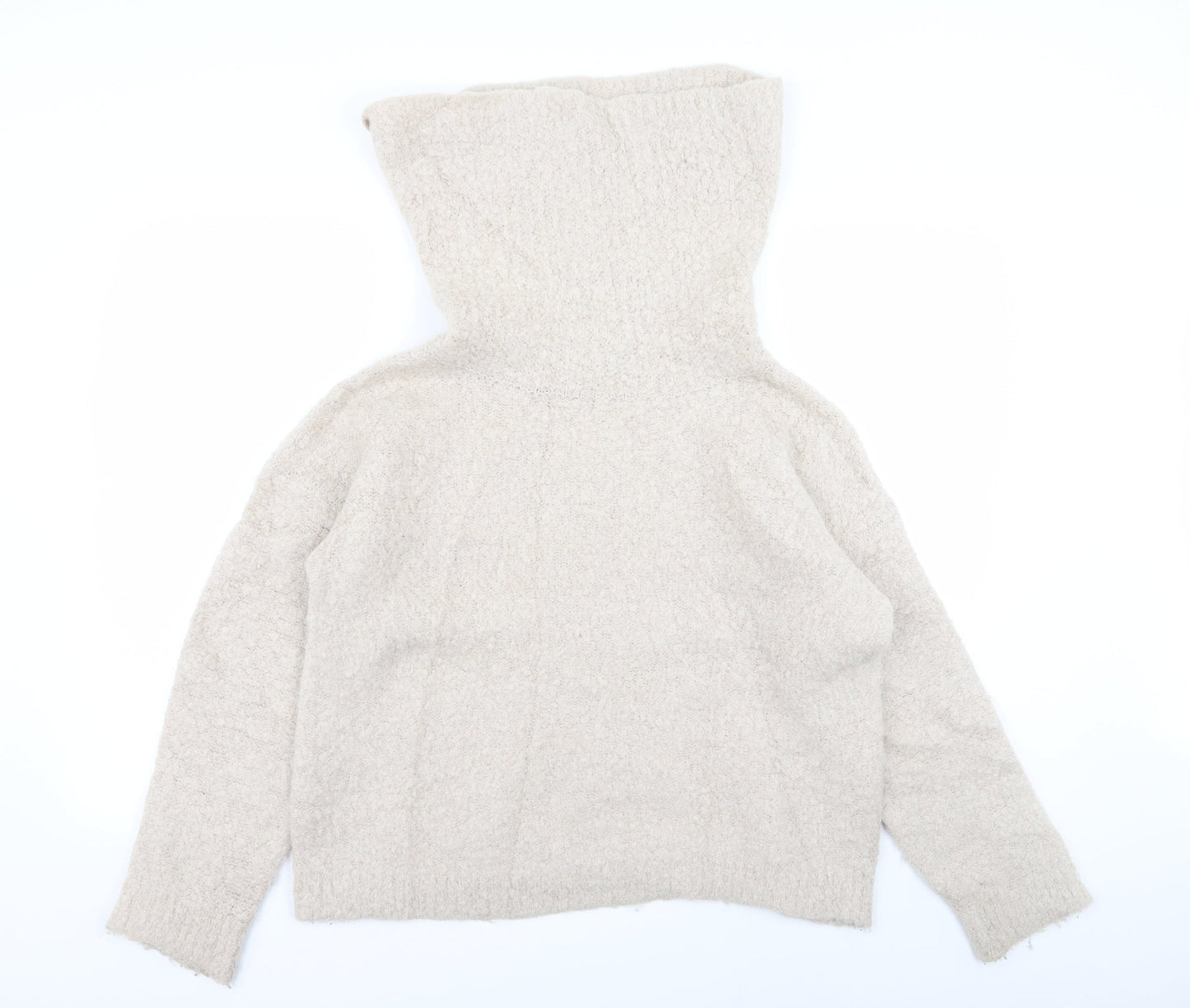 Womens UK Size 12 m&s Beige Pullover Jumper