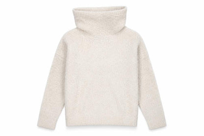 Womens UK Size 12 m&s Beige Pullover Jumper