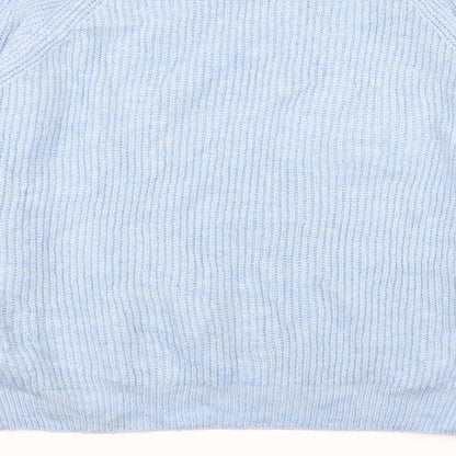 Womens UK Size M M&S Blue Pullover Jumper