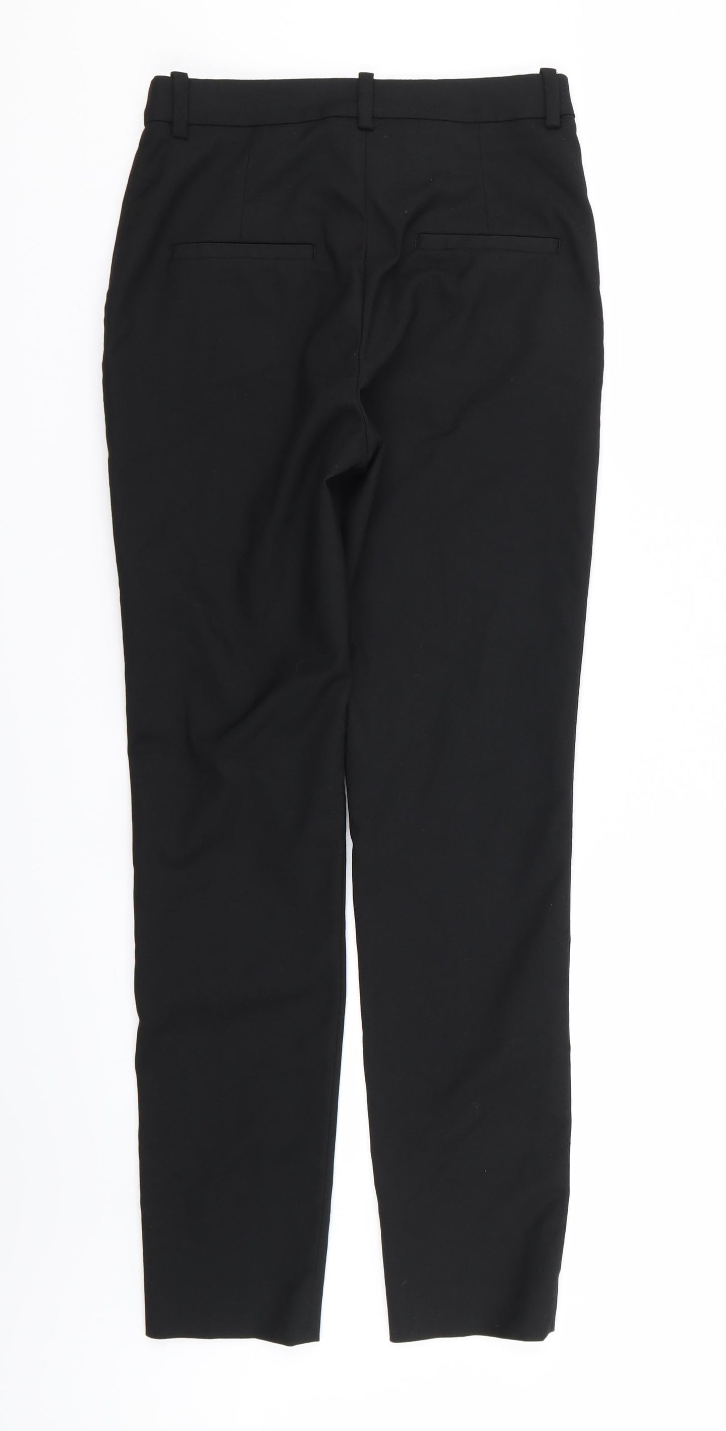 Womens UK Size 4 H&M Regular Fit  Black Trousers