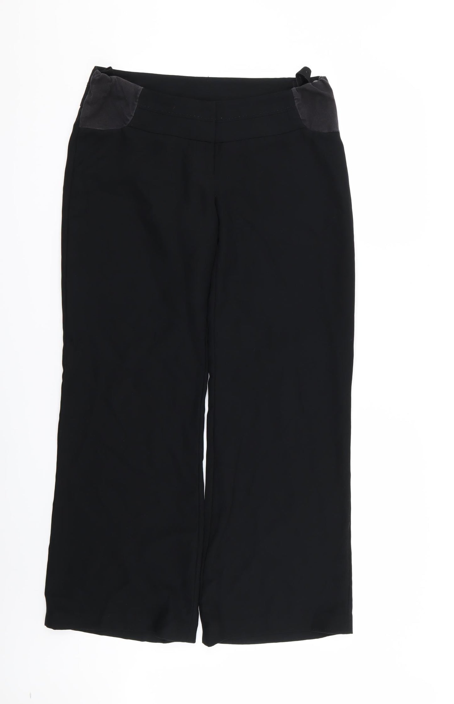 Womens UK Size 8 NEXT Regular Fit  Black Trousers
