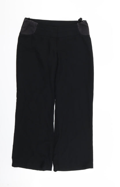 Womens UK Size 8 NEXT Regular Fit  Black Trousers