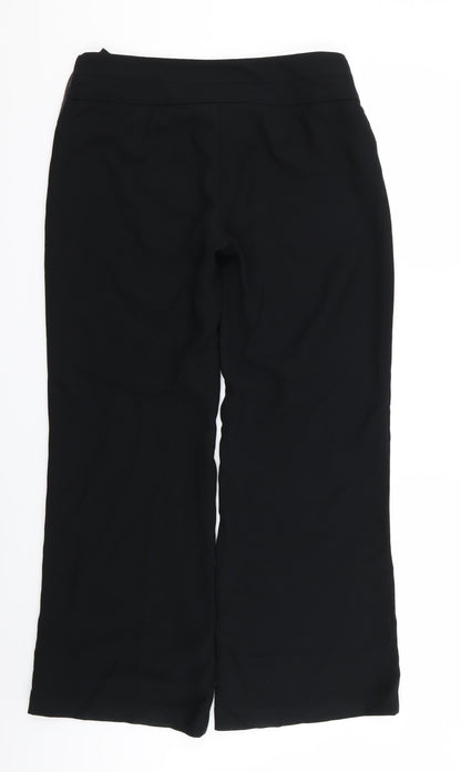 Womens UK Size 8 NEXT Regular Fit  Black Trousers