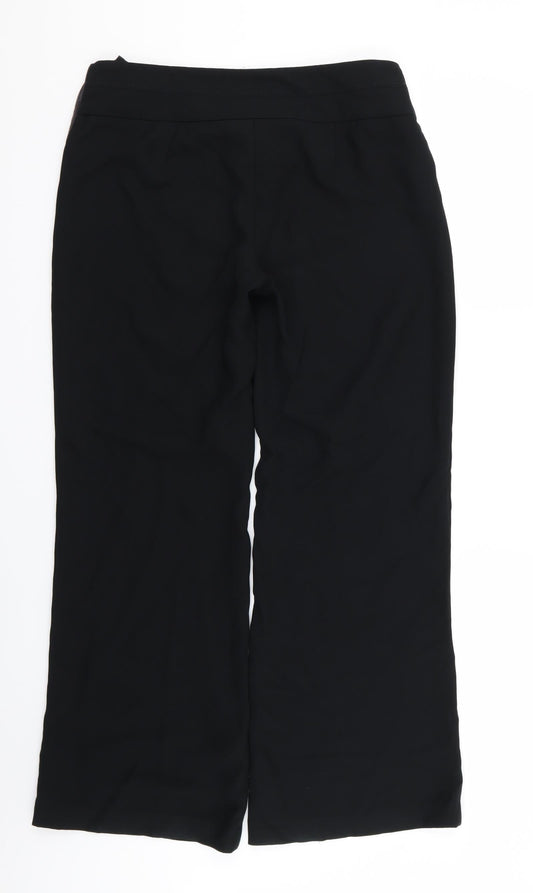 Womens UK Size 8 NEXT Regular Fit  Black Trousers