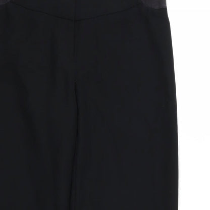 Womens UK Size 8 NEXT Regular Fit  Black Trousers