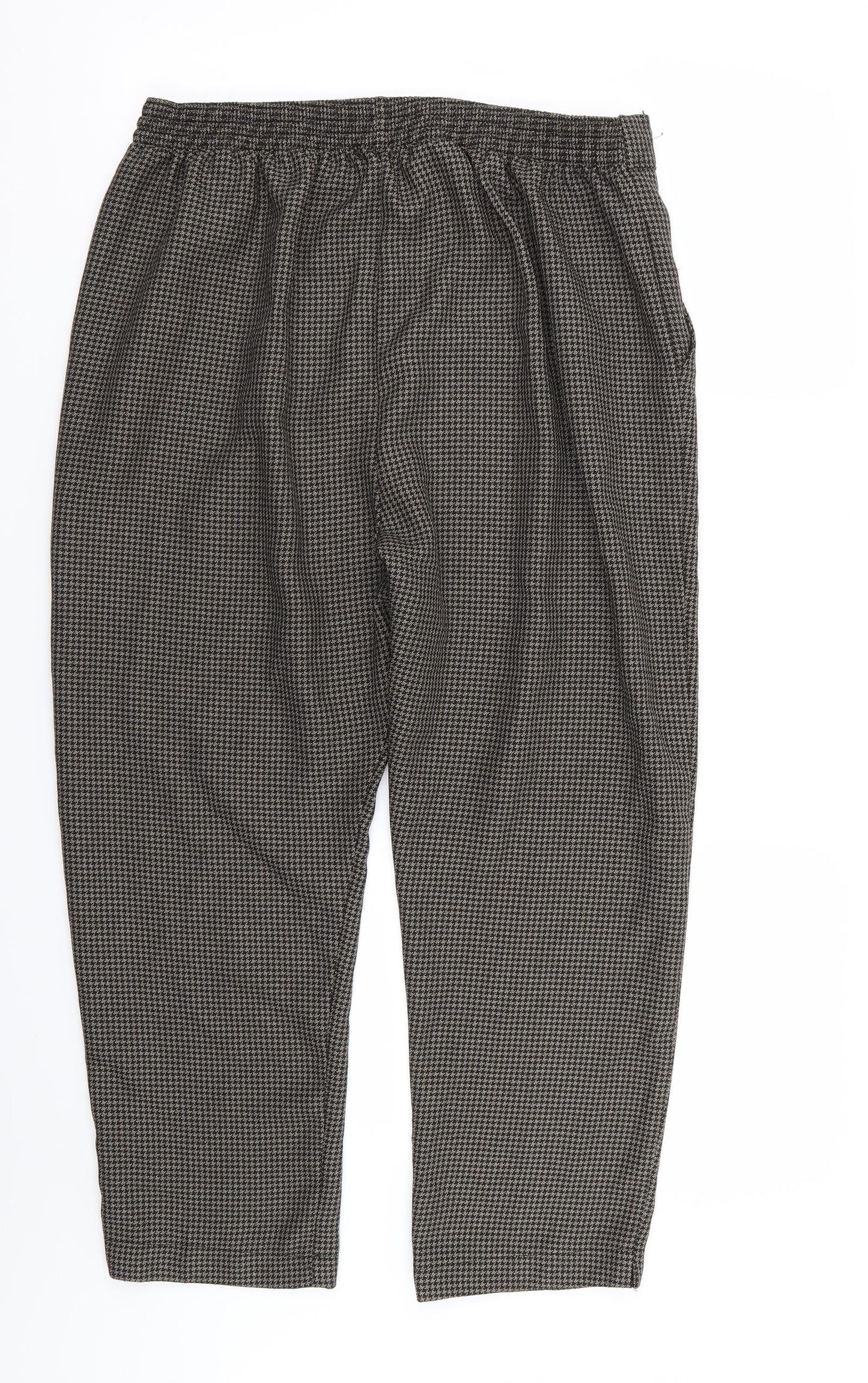 Womens UK Size 14 Preworn Regular Fit  Brown Trousers