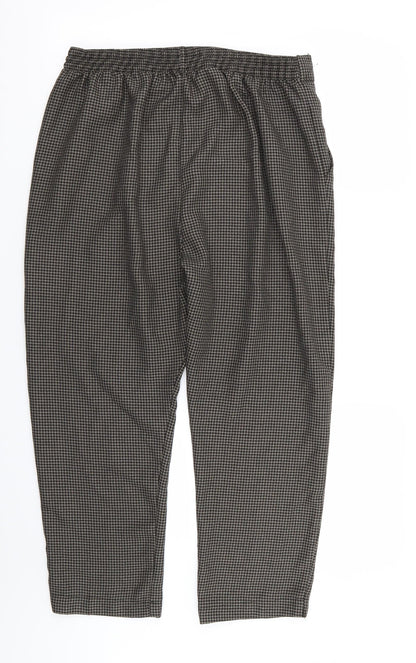 Womens UK Size 14 Preworn Regular Fit  Brown Trousers