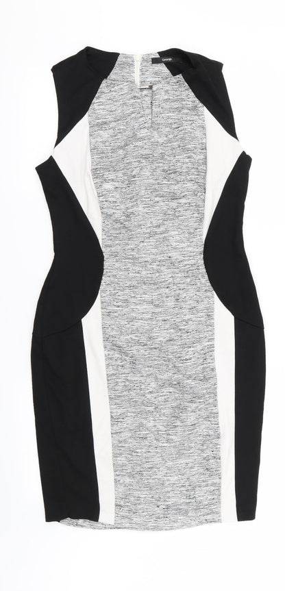 Asda George Womens Multicoloured   A-Line  Size 12