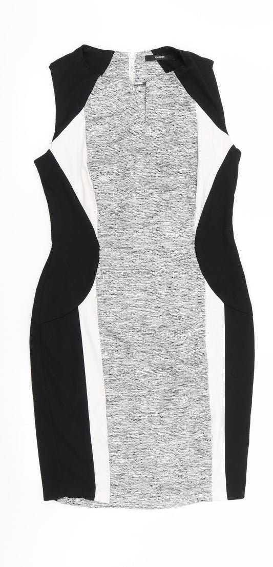 Asda George Womens Multicoloured   A-Line  Size 12