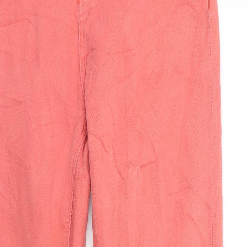 Topshop Womens Pink   Skinny Jeans Size 8 L26 in