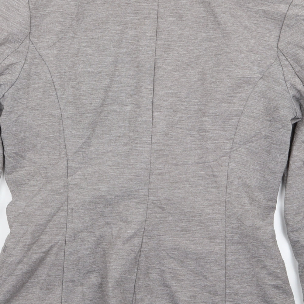 H&M Womens Grey   Jacket Blazer Size 10