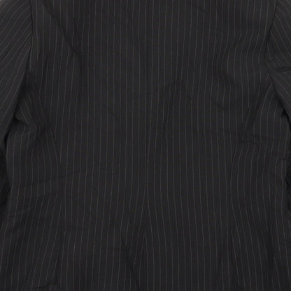 Dorothy Perkins Womens Black Striped  Jacket Blazer Size 12