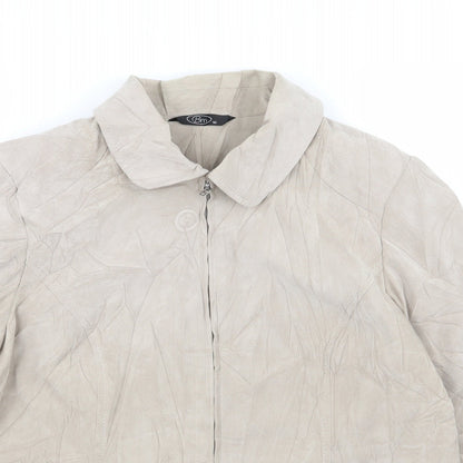 BM Womens Beige   Jacket  Size 16