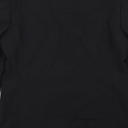 Mens UK Size 38 River Island Regular Black Suit Jacket