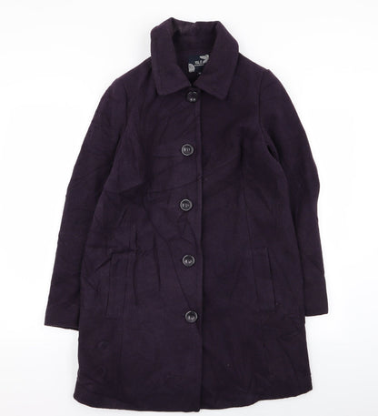 Womens UK Size 10 isle Purple Overcoat