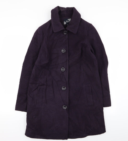 Womens UK Size 10 isle Purple Overcoat