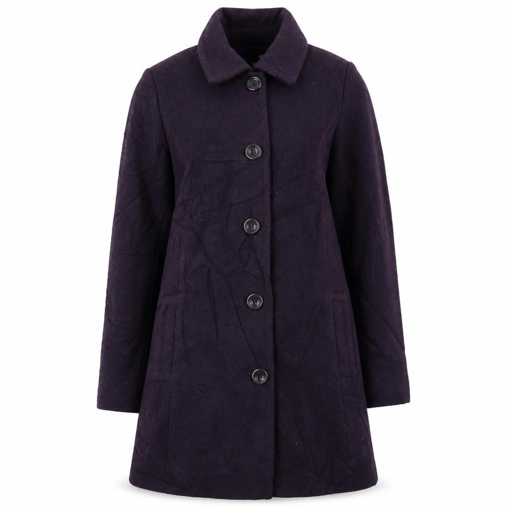 Womens UK Size 10 isle Purple Overcoat