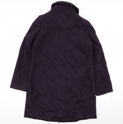 Womens UK Size 10 isle Purple Overcoat