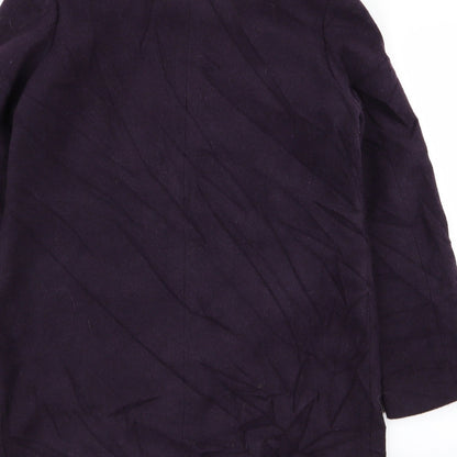 Womens UK Size 10 isle Purple Overcoat