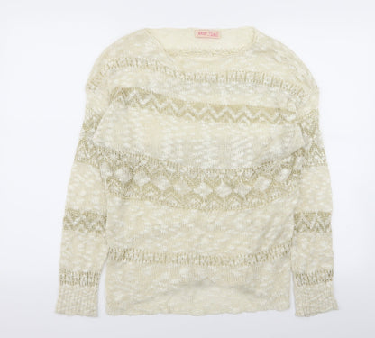 Womens UK Size S Krisp Gold Pullover Jumper