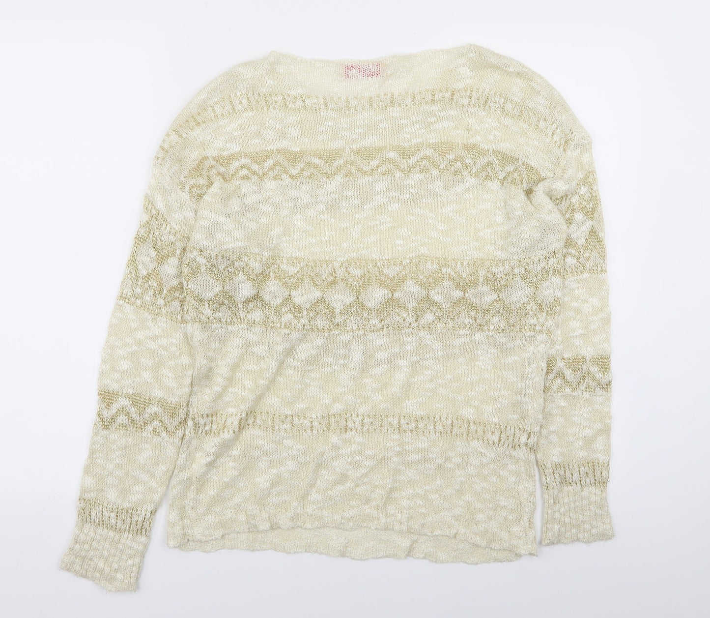 Womens UK Size S Krisp Gold Pullover Jumper