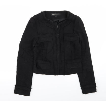 Warehouse Womens Black   Jacket Blazer Size 8