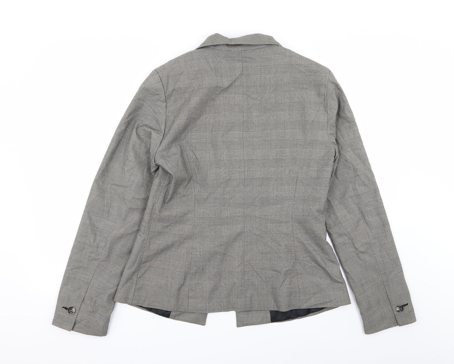 TU Womens Grey Check  Jacket Blazer Size 12