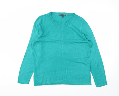 Love Knitwear Womens Green   Pullover Jumper Size 14