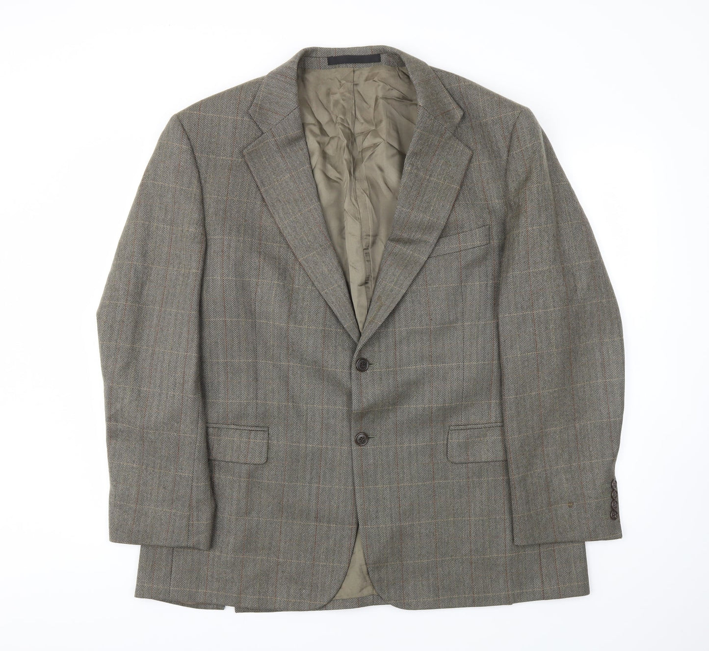 Mens UK Size 44 M&S Regular Brown Suit Jacket