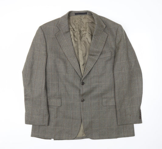 Mens UK Size 44 M&S Regular Brown Suit Jacket