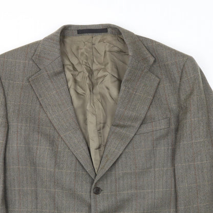 Mens UK Size 44 M&S Regular Brown Suit Jacket