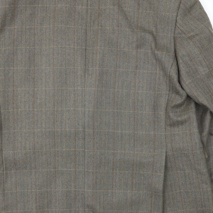 Mens UK Size 44 M&S Regular Brown Suit Jacket