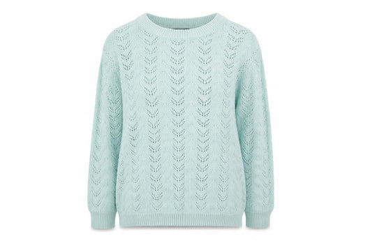 Womens UK Size M Mia Moda Blue Pullover Jumper