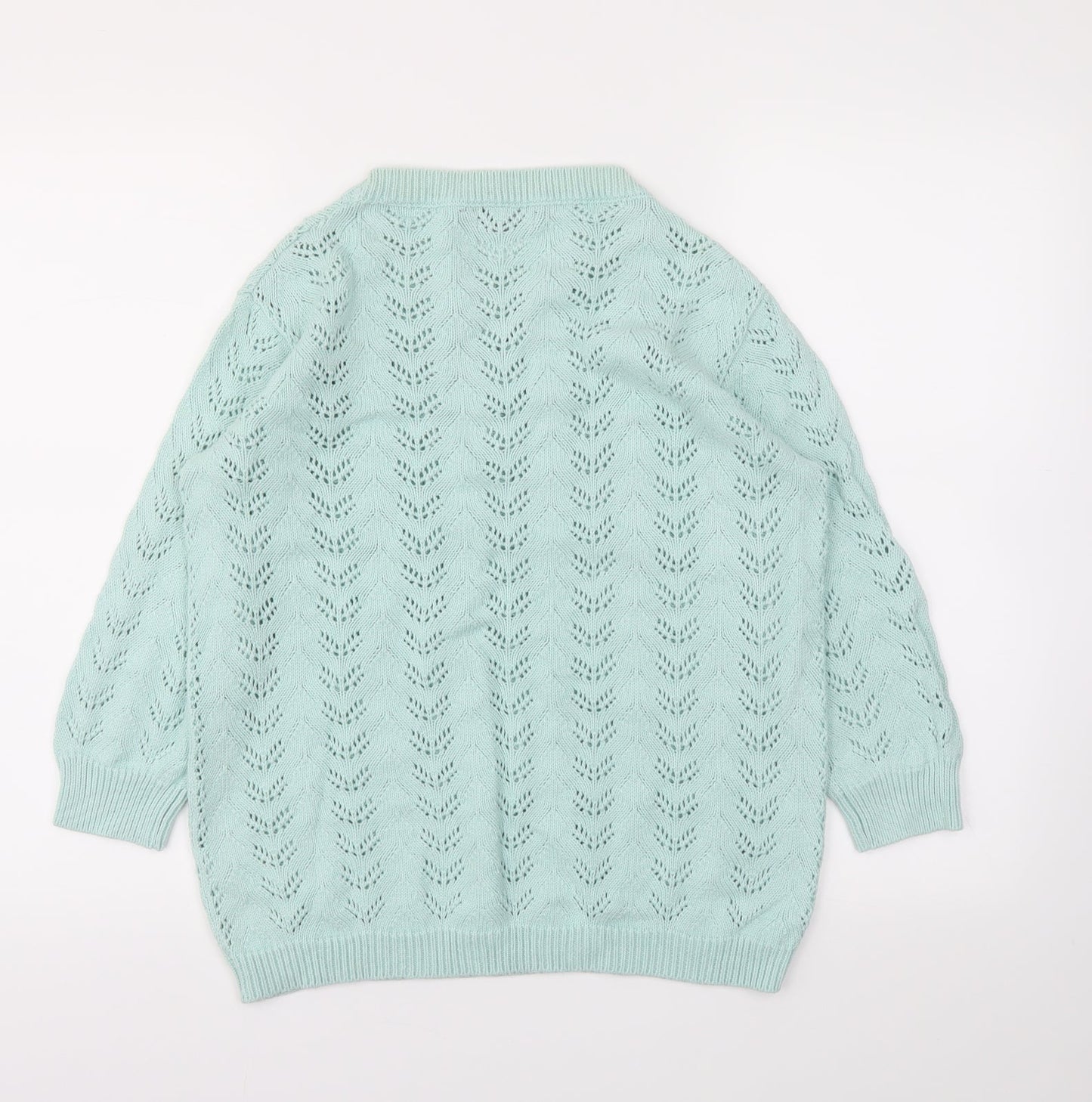 Womens UK Size M Mia Moda Blue Pullover Jumper
