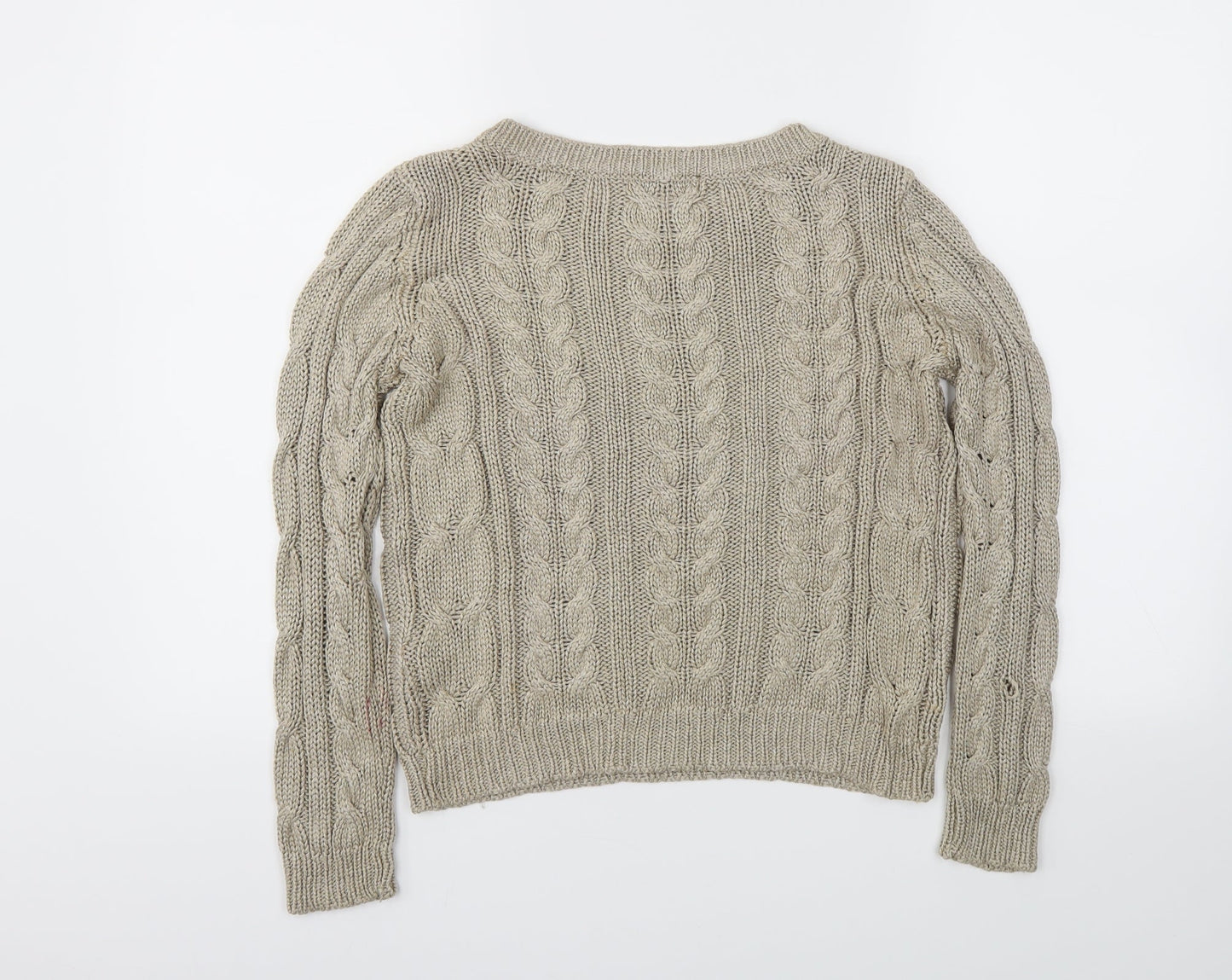 Primark Womens Gold   Pullover Jumper Size 14