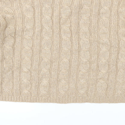 Womens UK Size M New Look Beige Pullover Jumper
