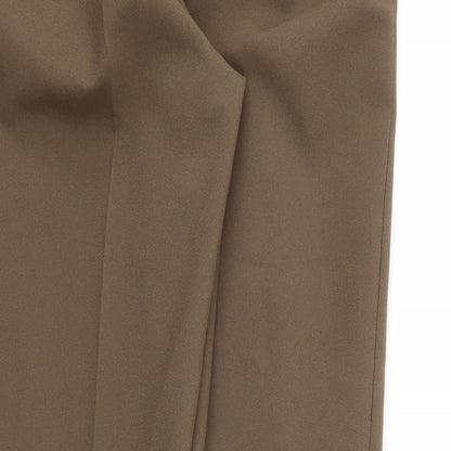 Womens UK Size 30 Preworn Regular Fit  Brown Trousers