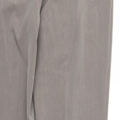 Classic Womens Brown   Trousers  Size 16 L29 in - Stretch waistband