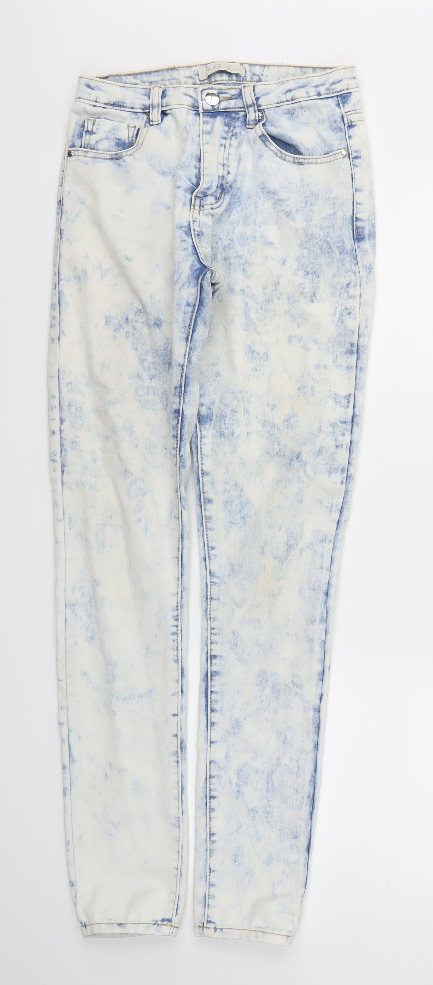 Womens UK Size 26 in Preworn Regular Fit Skinny Blue Jeans