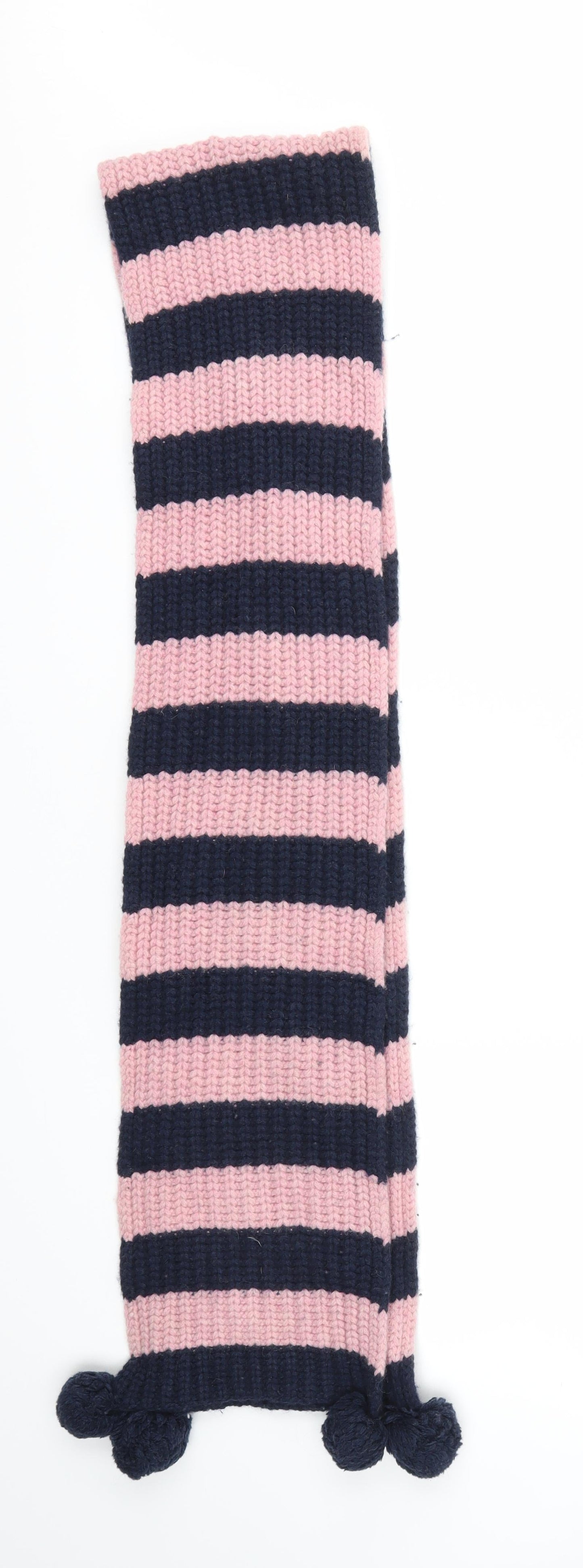 Preworn Womens Pink Striped   Scarf