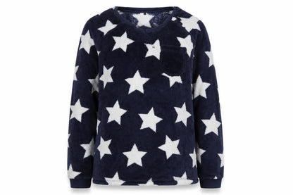 George Girls Blue Argyle/Diamond  Top Pyjama Top Size 10-11 Years