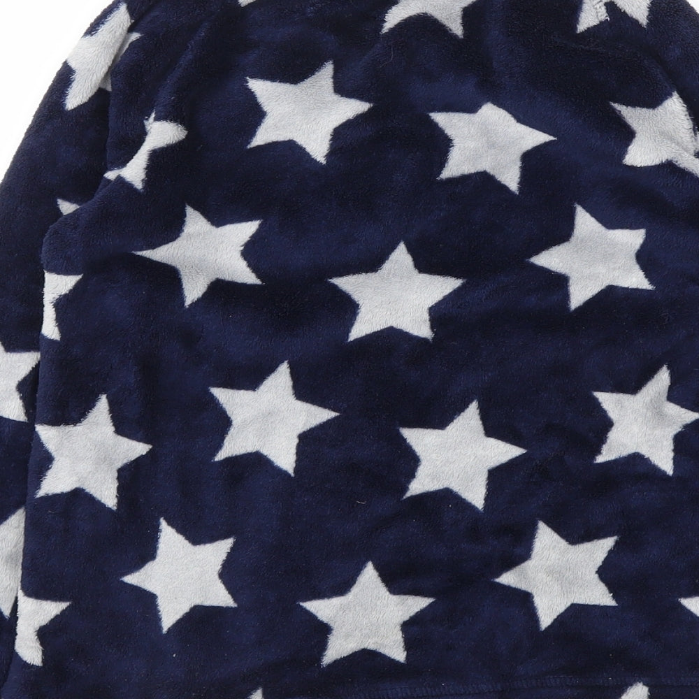 George Girls Blue Argyle/Diamond  Top Pyjama Top Size 10-11 Years